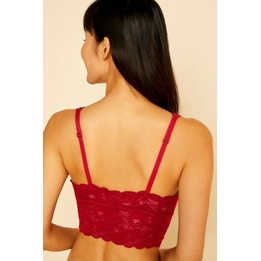 Overview second image: Cosabella NSN PLUNGIE LONGLINE RED